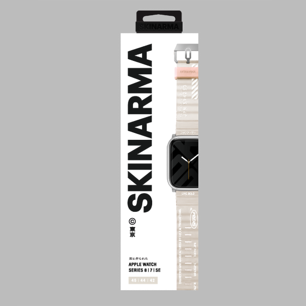 Apple Watch Ultra 49mm SkinArma Shokku Silikon Kordon Turuncu