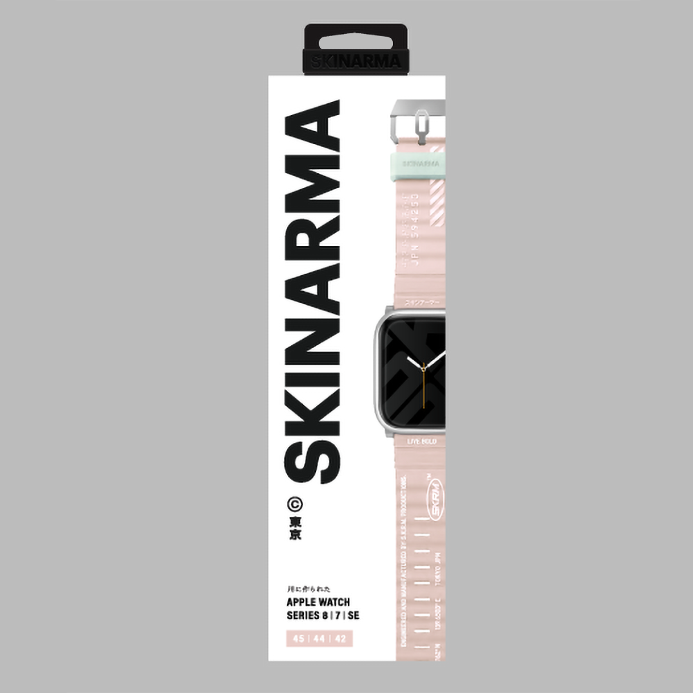 Apple Watch Ultra 49mm SkinArma Shokku Silikon Kordon Siyah