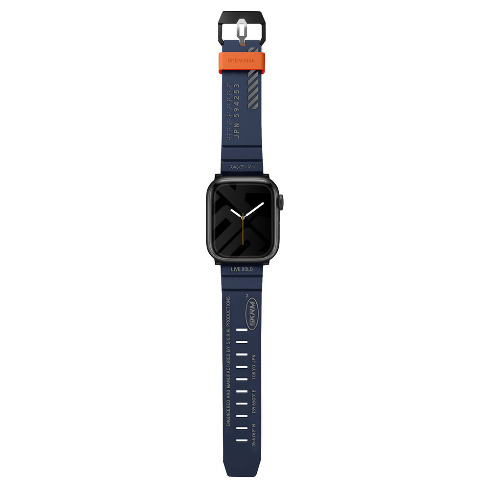 Apple Watch Ultra 49mm SkinArma Shokku Silikon Kordon Pembe Açık