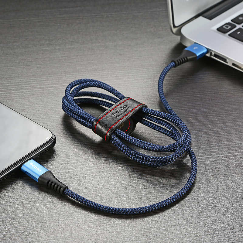 Benks D26 Lightning Usb Kablo 1.8M Mavi