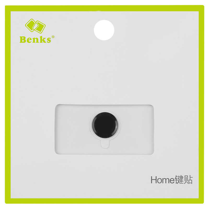 Benks Home Key Button Sticker Siyah