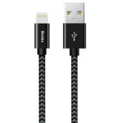 Benks M07 MFI Lightning Kablo 1.2M Siyah