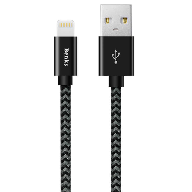 Benks M07 MFI Lightning Kablo 1.2M Siyah