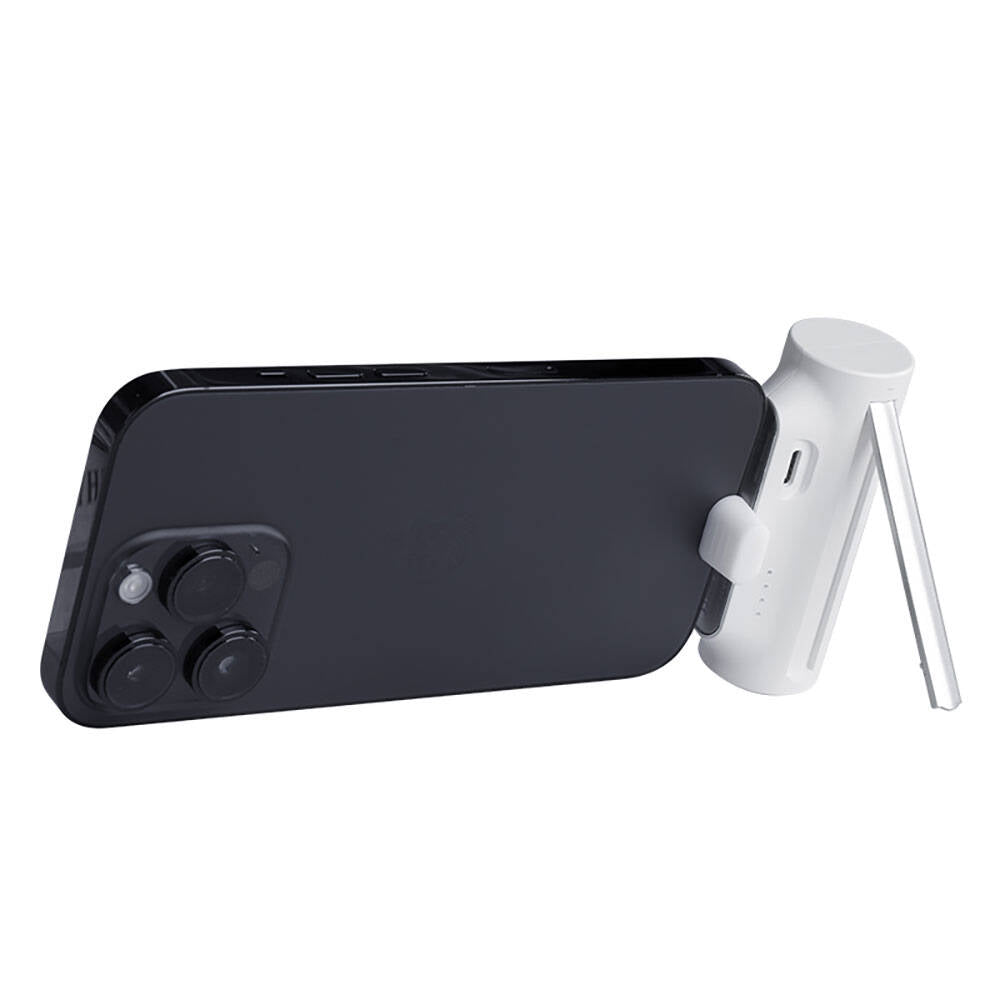 Benks PB15 Taşınabilir Standlı Type-C Portlu Powerbank 5000mAh Beyaz