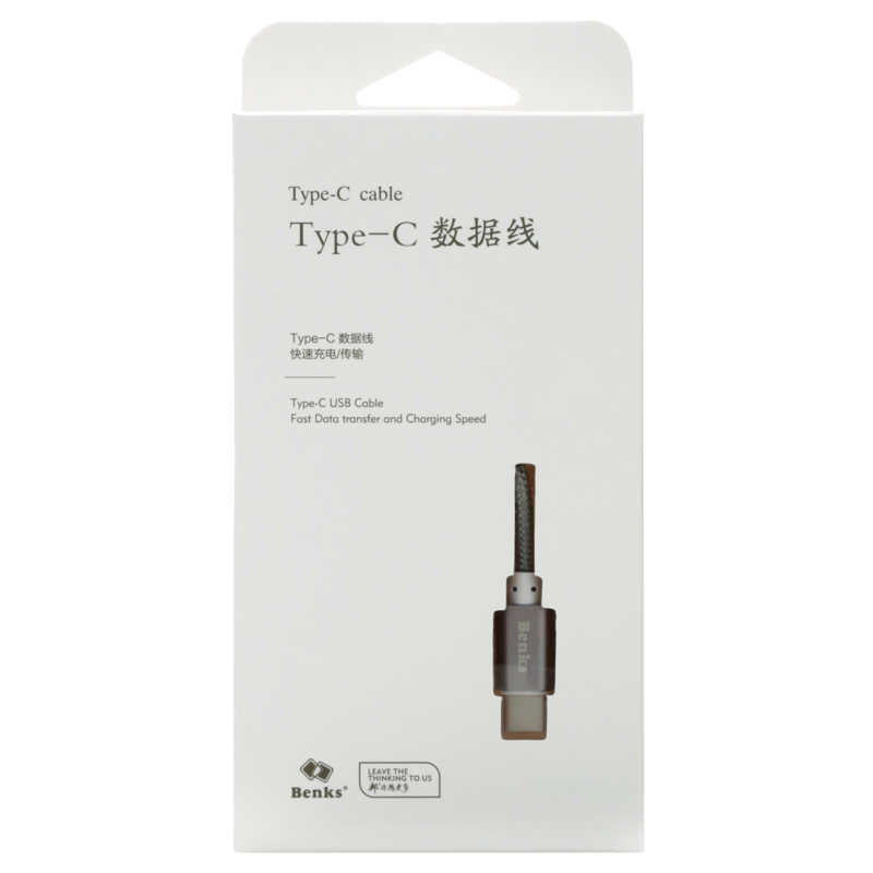 Benks Type-C Kablo Gri