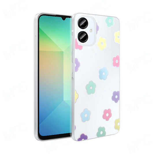 Galaxy A06 Kılıf Şeffaf Figürlü Zore Folk Sert Kapak