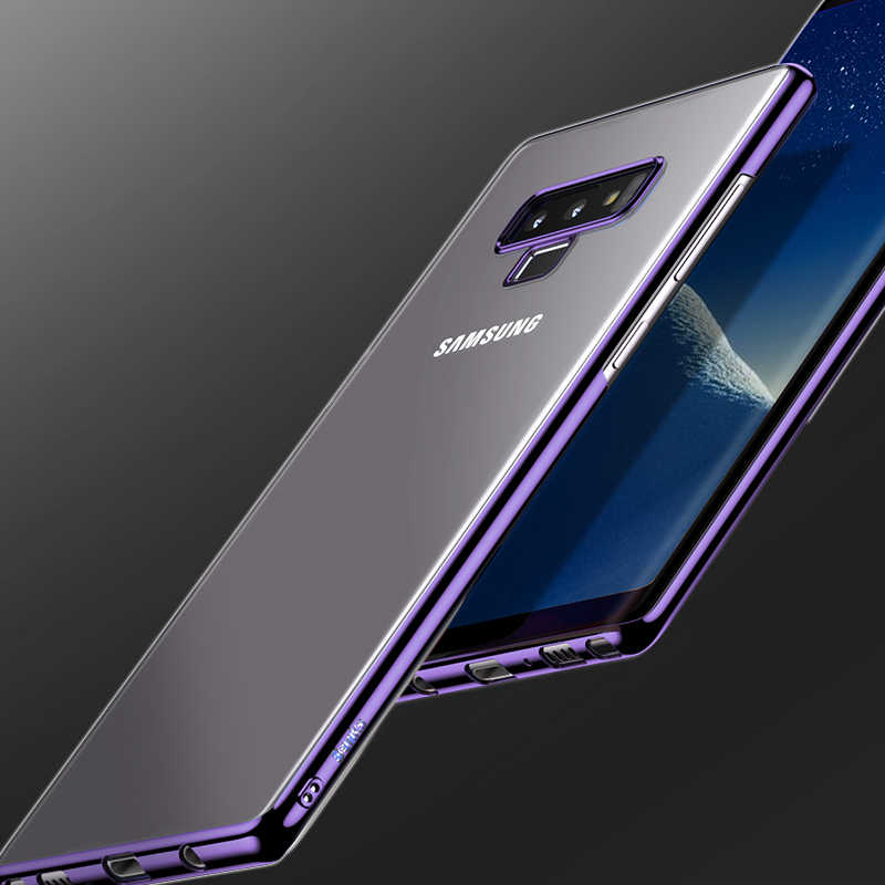 Galaxy Note 9 Kılıf Benks Electroplating PC Kapak Mavi