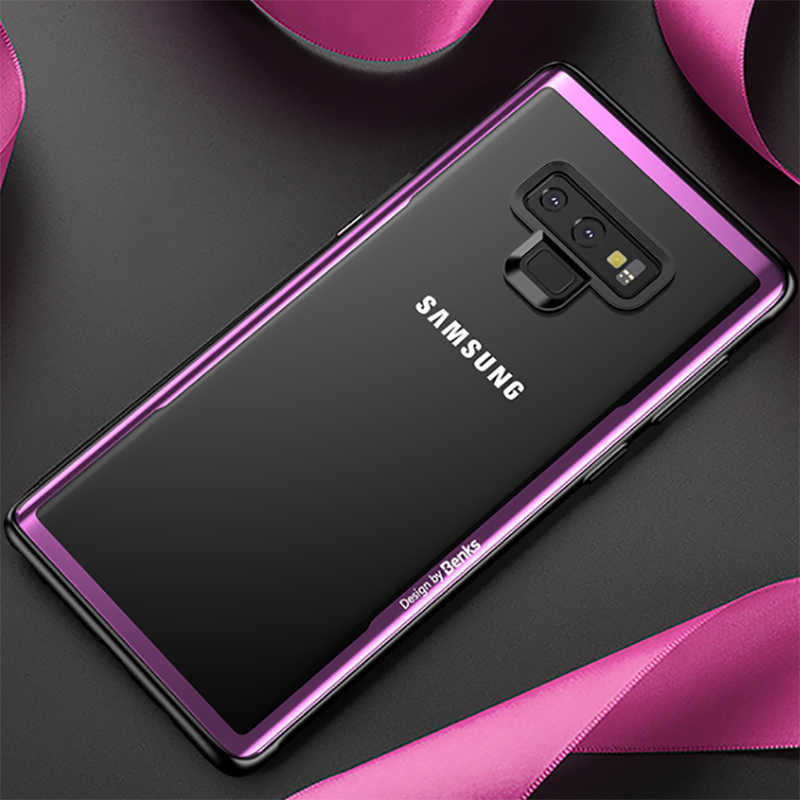 Galaxy Note 9 Kılıf Benks Magic Shiny Glass Mavi