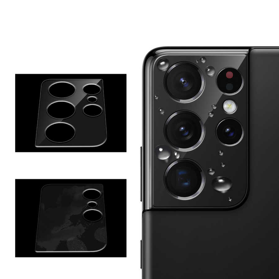 Galaxy S21 Araree C-Subcore Temperli Kamera Koruyucu Renksiz