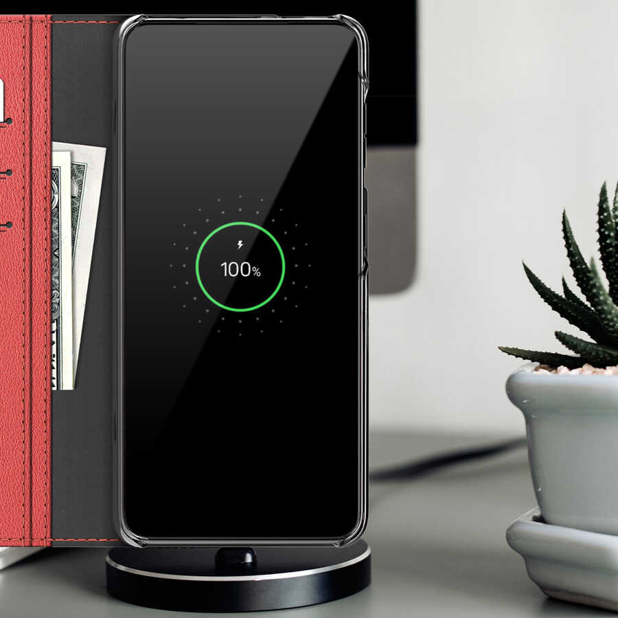 Galaxy S21 Kılıf Araree Mustang Diary Kılıf Kırmızı