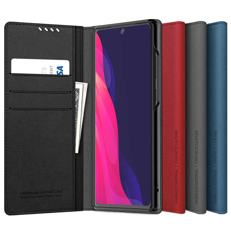 Galaxy S21 Kılıf Araree Mustang Diary Kılıf Kırmızı