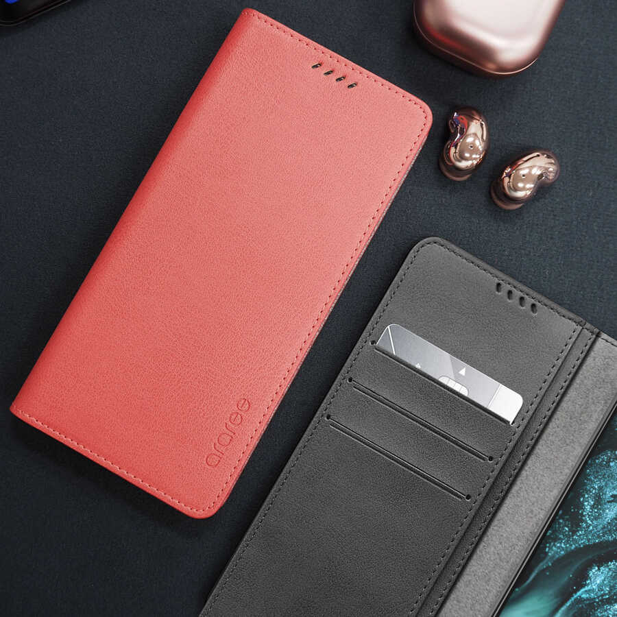 Galaxy S21 Kılıf Araree Mustang Diary Kılıf Siyah