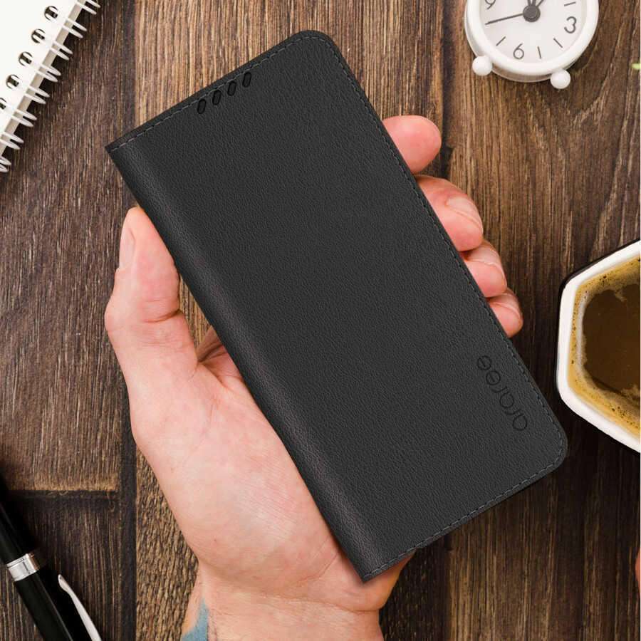 Galaxy S21 Kılıf Araree Mustang Diary Kılıf Siyah