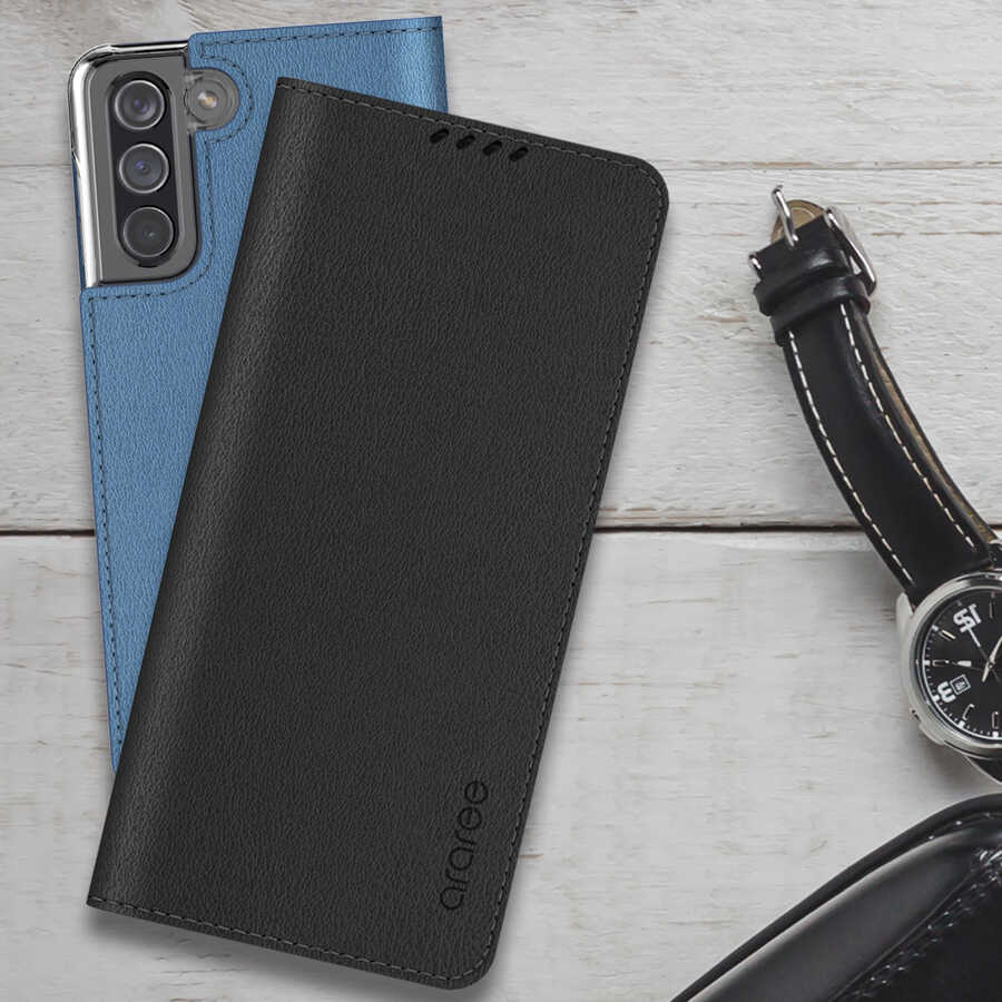 Galaxy S21 Kılıf Araree Mustang Diary Kılıf Kırmızı