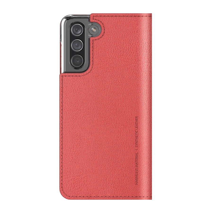 Galaxy S21 Plus Kılıf Araree Mustang Diary Kılıf Kırmızı