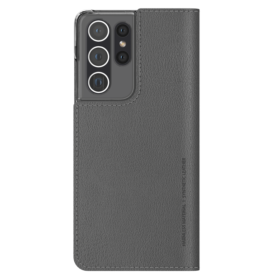 Galaxy S21 Ultra Kılıf Araree Mustang Diary Kılıf Gri