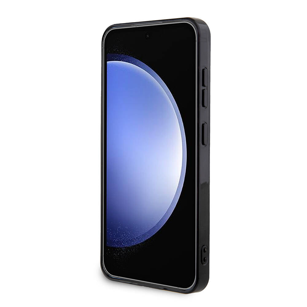 Galaxy S24 Kılıf Lacoste Orjinal Lisanslı M-safe Şarj Özellikli Çift Katmanlı Timsah Logolu Blend Monogram Kapak Haki