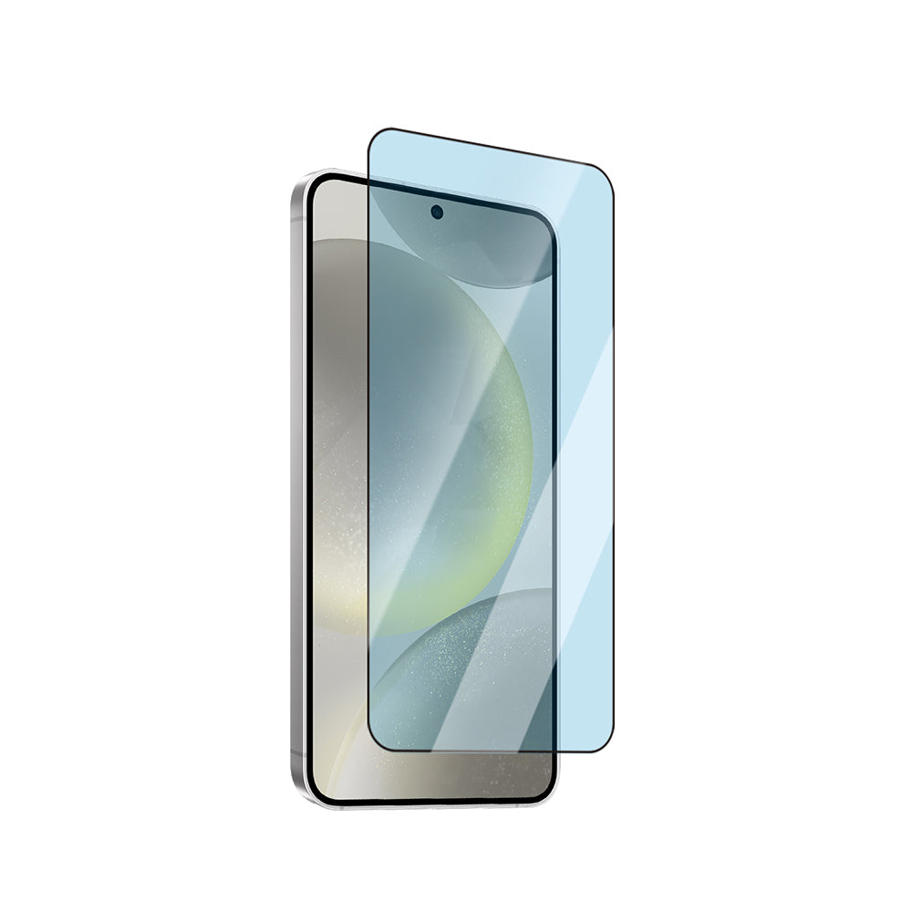 Galaxy S24 Plus CaseWorld Applicator Serisi 2.5D Eyesafe Mavi Işık Teknolojili 0.25mm Temperli Cam Ekran Koruyucu+ Uygulama Aparatı Şeffaf