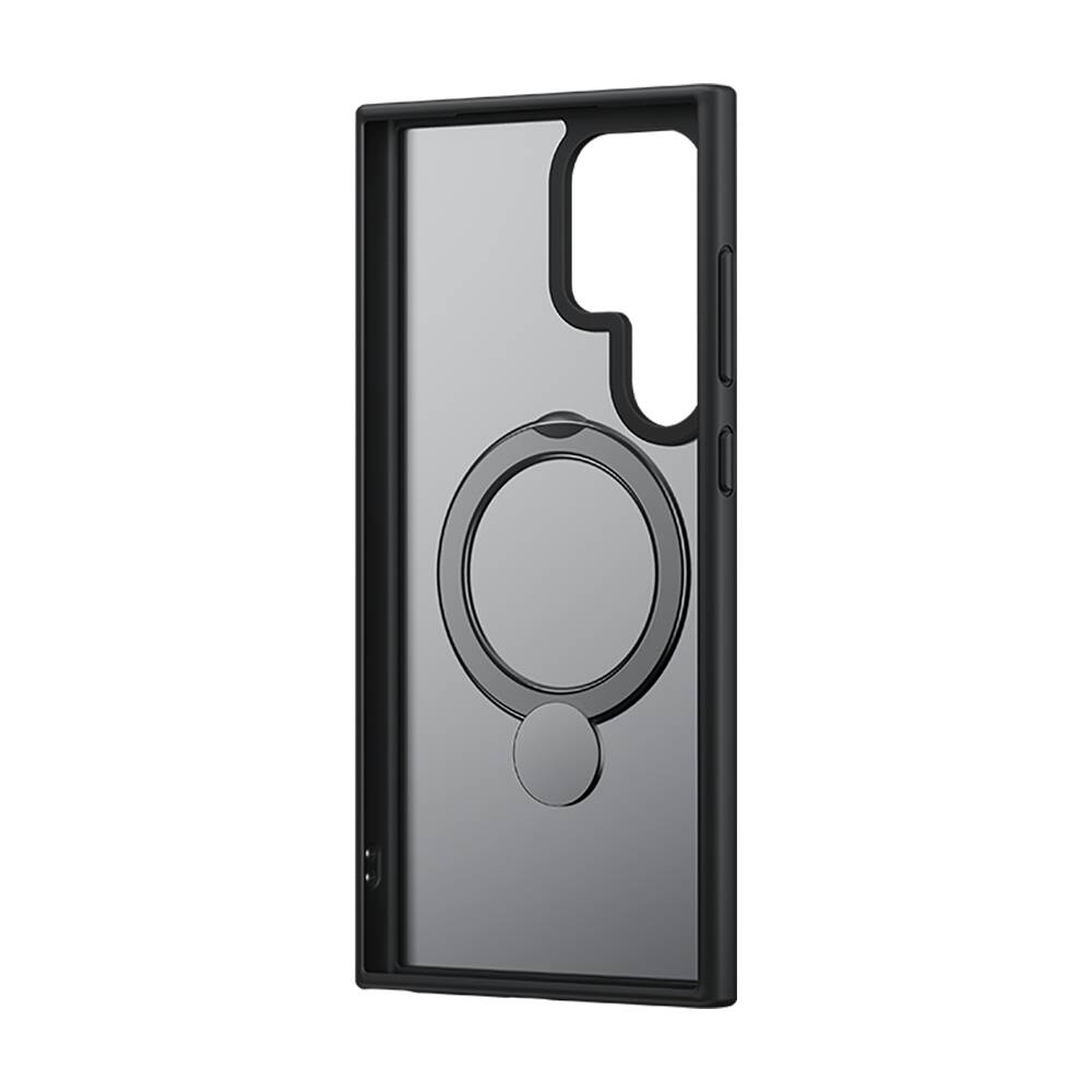 Galaxy S24 Ultra Kılıf M-safe Şarj Özellikli Benks Standlı Mist Protective Kapak Siyah