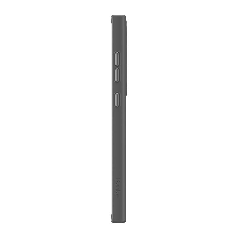Galaxy S24 Ultra Kılıf M-safe Şarj Özellikli Şeffaf Arka Yüzey Benks MagClap TPU Çerçeve Kapak Mavi