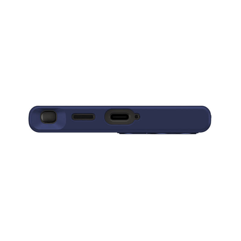 Galaxy S24 Ultra Kılıf M-safe Şarj Özellikli Şeffaf Arka Yüzey Benks MagClap TPU Çerçeve Kapak Gri