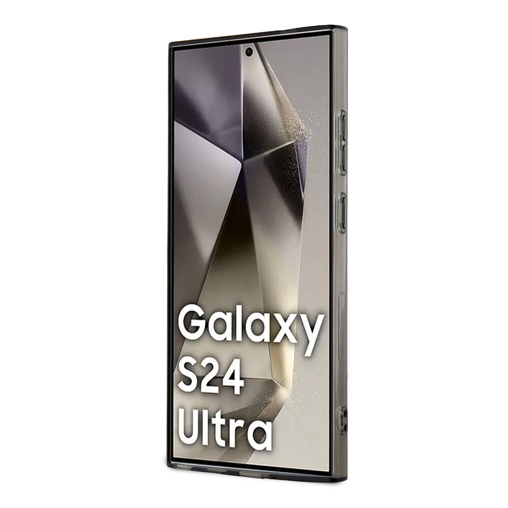Galaxy S24 Ultra Kılıf TUMI Orjinal Lisanslı M-safe Şarj Özellikli Airbag Köşeli Transparan Plain Kapak Siyah