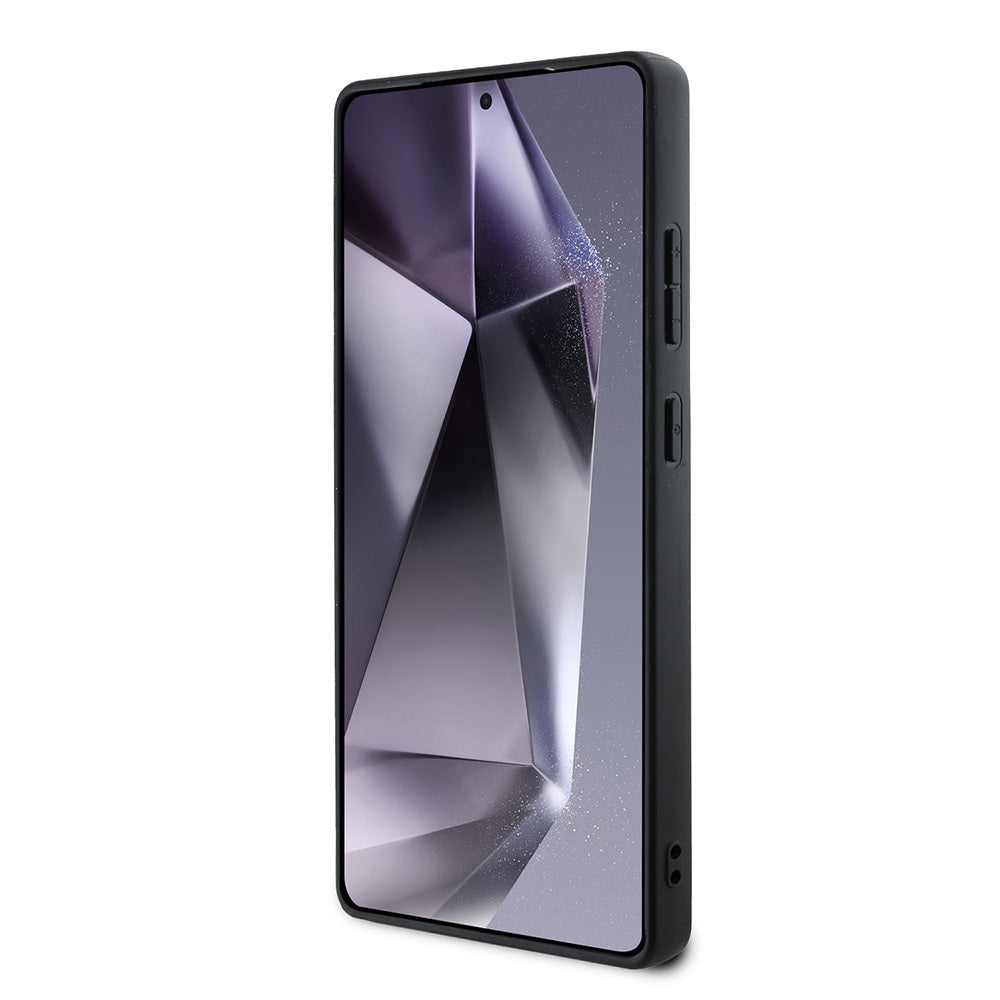 Galaxy S25 Ultra Kılıf Lacoste Orjinal Lisanslı PU Pike Desenli Arka Yüzey İkonik Timsah Dokuma Logolu Kapak Yeşil