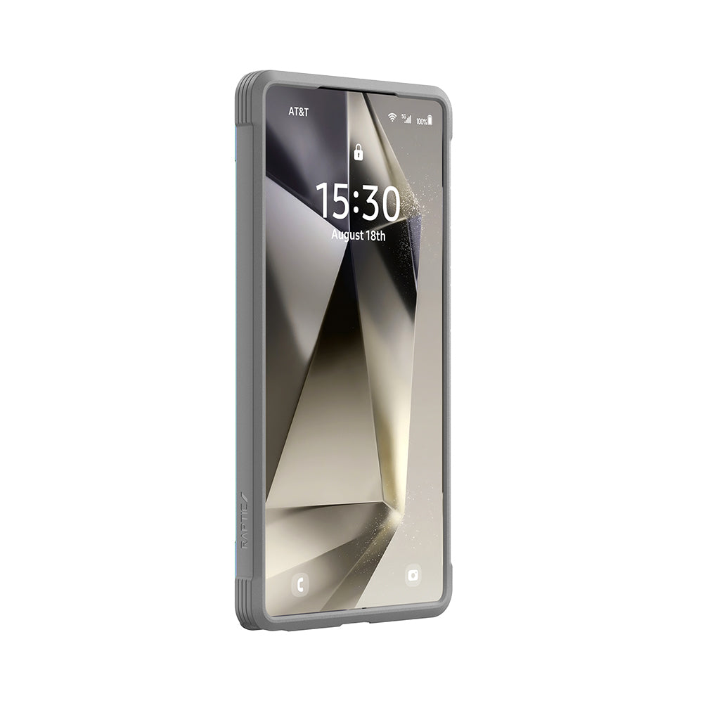 Galaxy S25 Ultra Kılıf M-safe Şarj Özellikli Airbagli Raptic Shield Serisi Şeffaf Arka Yüzey Kapak Kırmızı