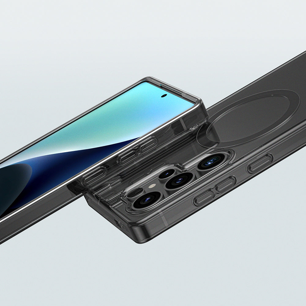 Galaxy S25 Ultra Kılıf M-safe Şarj Özellikli Amazingthing Minimal Serisi Kapak Titanyum-Gri