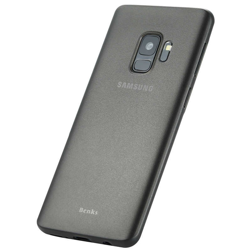 Galaxy S9 Kılıf Benks Lollipop Protective Kapak Transparan Siyah