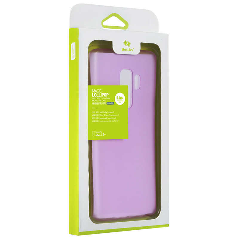 Galaxy S9 Plus Kılıf Benks Lollipop Protective Kapak Transparan Beyaz