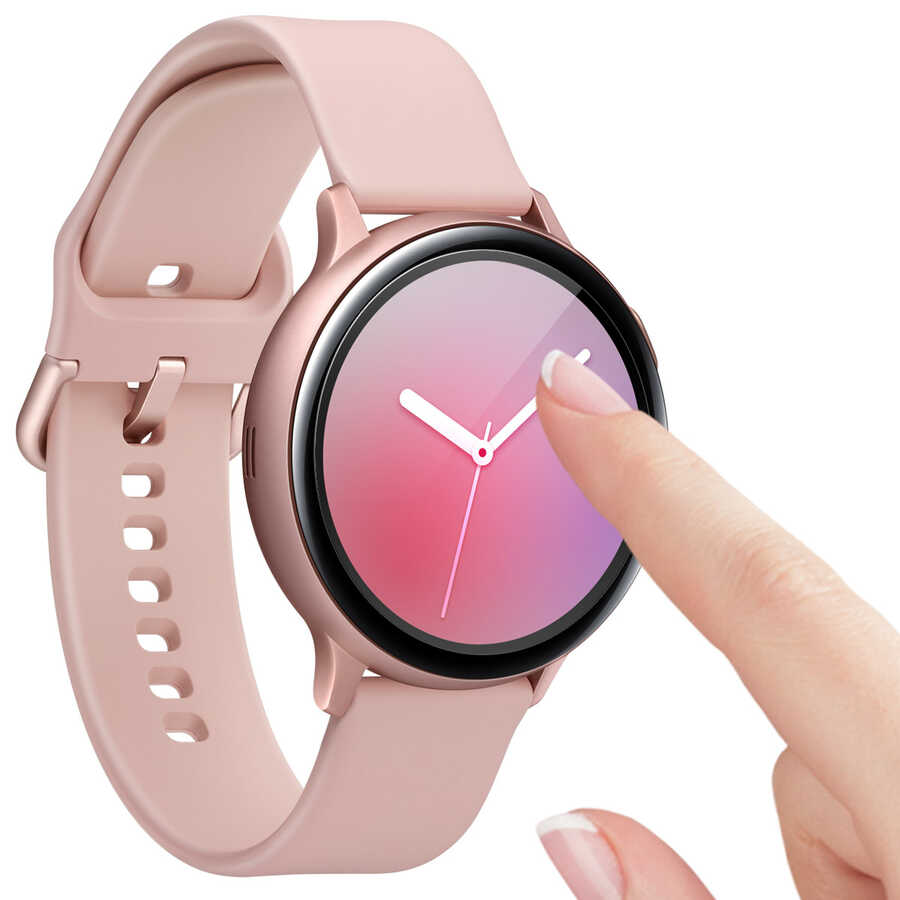 Galaxy Watch Active 2 44mm Araree Pure Diamond Pet Ekran Koruyucu Renksiz