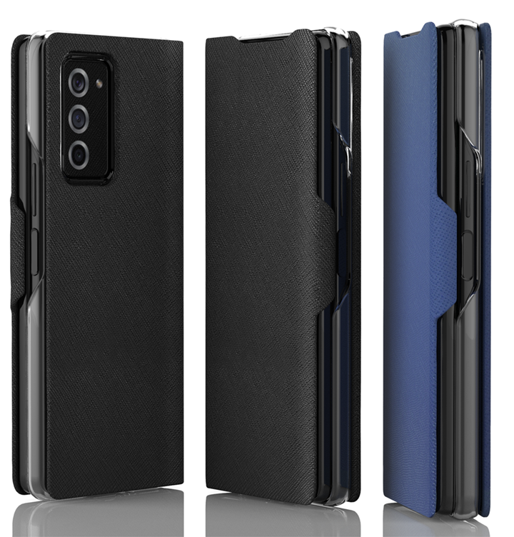 Galaxy Z Fold 2 Kılıf Araree Bonnet Kılıf Siyah