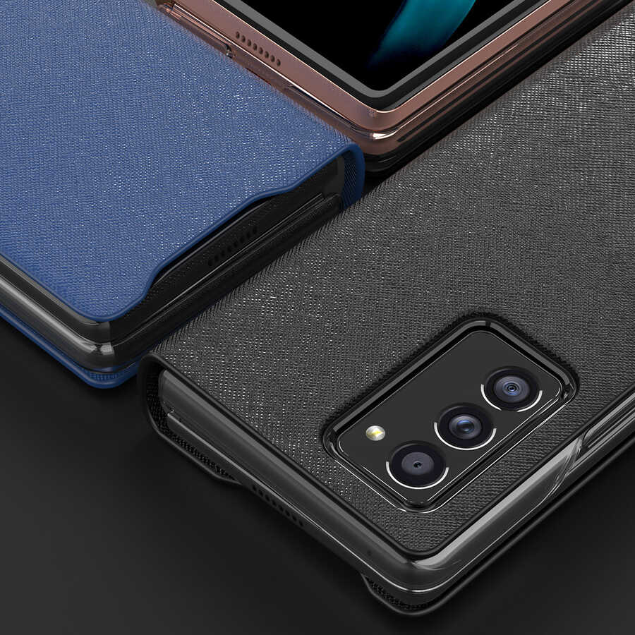 Galaxy Z Fold 2 Kılıf Araree Bonnet Kılıf Siyah