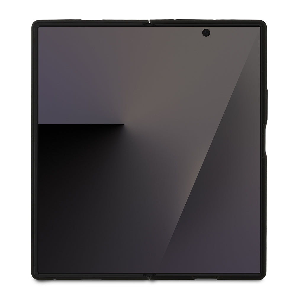 Galaxy Z Fold 7 Kılıf Lacoste Orjinal Lisanslı M-safe Şarj Özellikli Pike Desenli Arka Yüzey İkonik Timsah Metal Logolu Kapak Yeşil