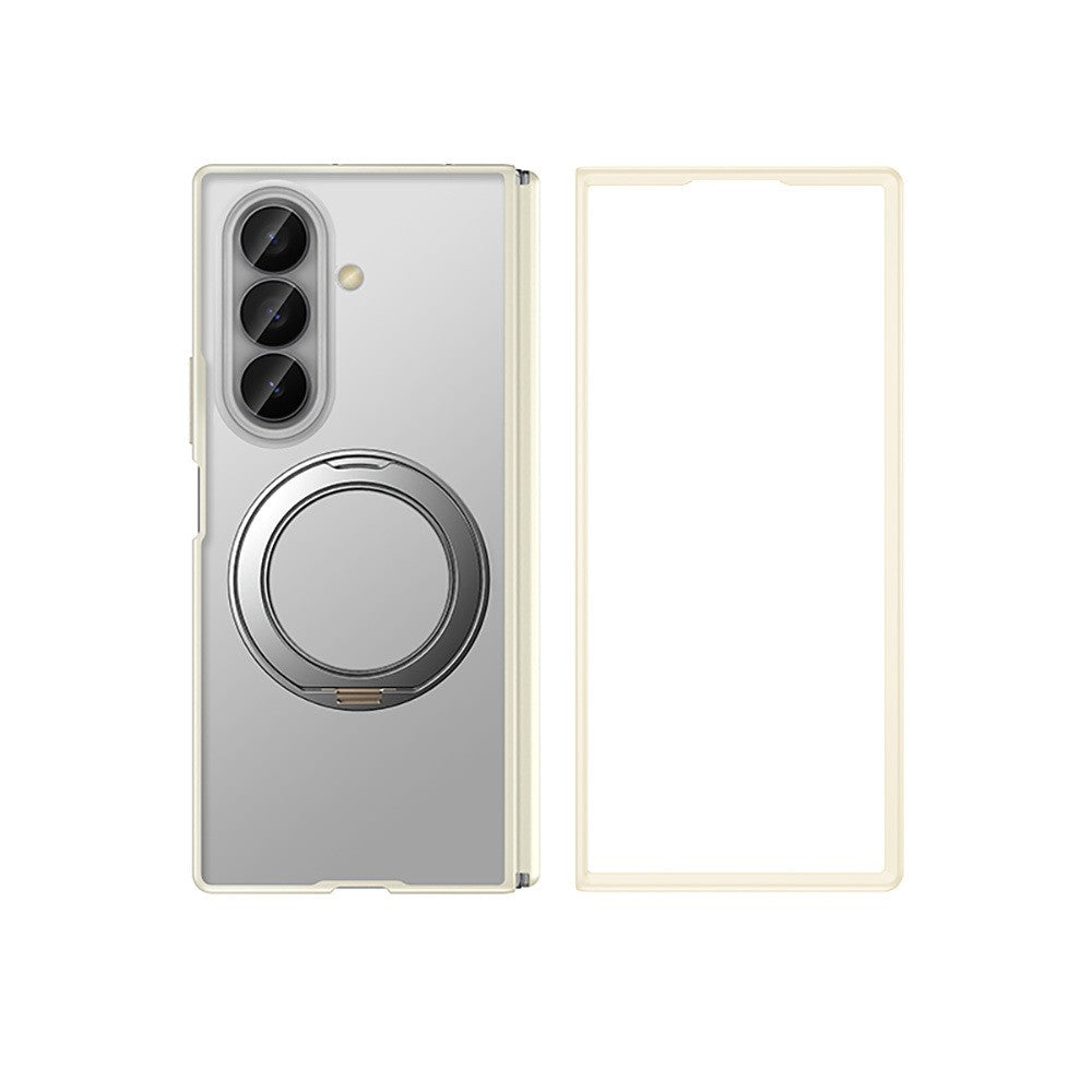 Galaxy Z Fold 8 Ultra Kılıf M-safe Şarj Özellikli Arkası Mat Sert PC Wlons Vena Standlı Kapak