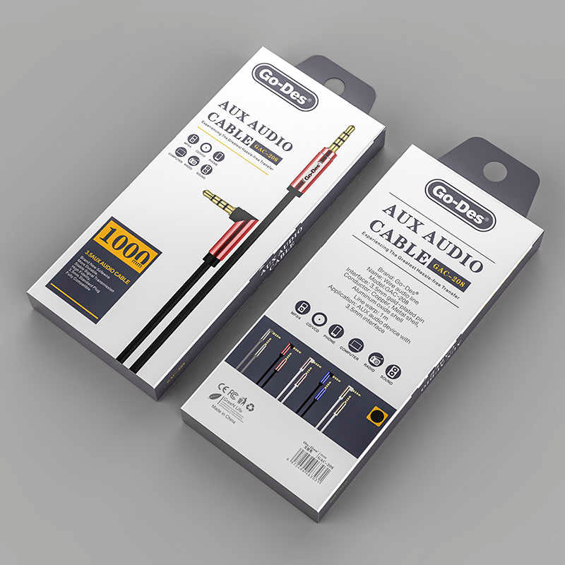Go Des GAC-208 Audio Aux Kablo Gold