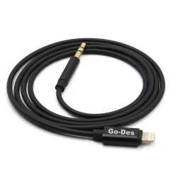 Go Des GAC-301 Lightning Aux Kablo Siyah