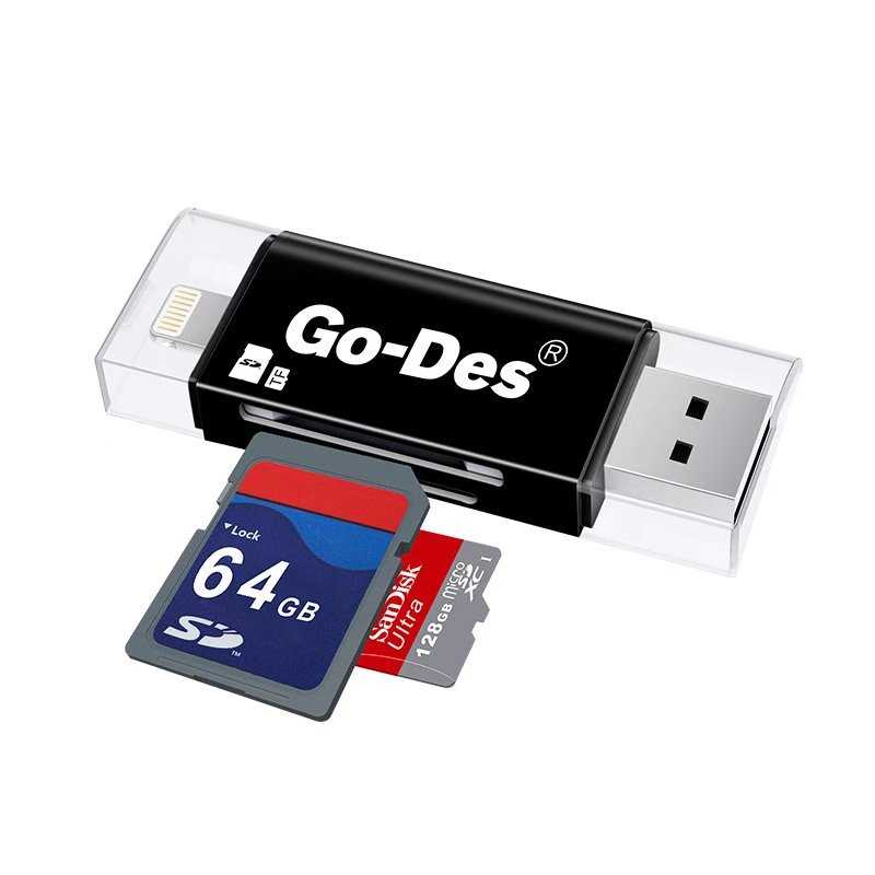 Go Des GD-DK102 Lightning Kart Okuyucu Beyaz