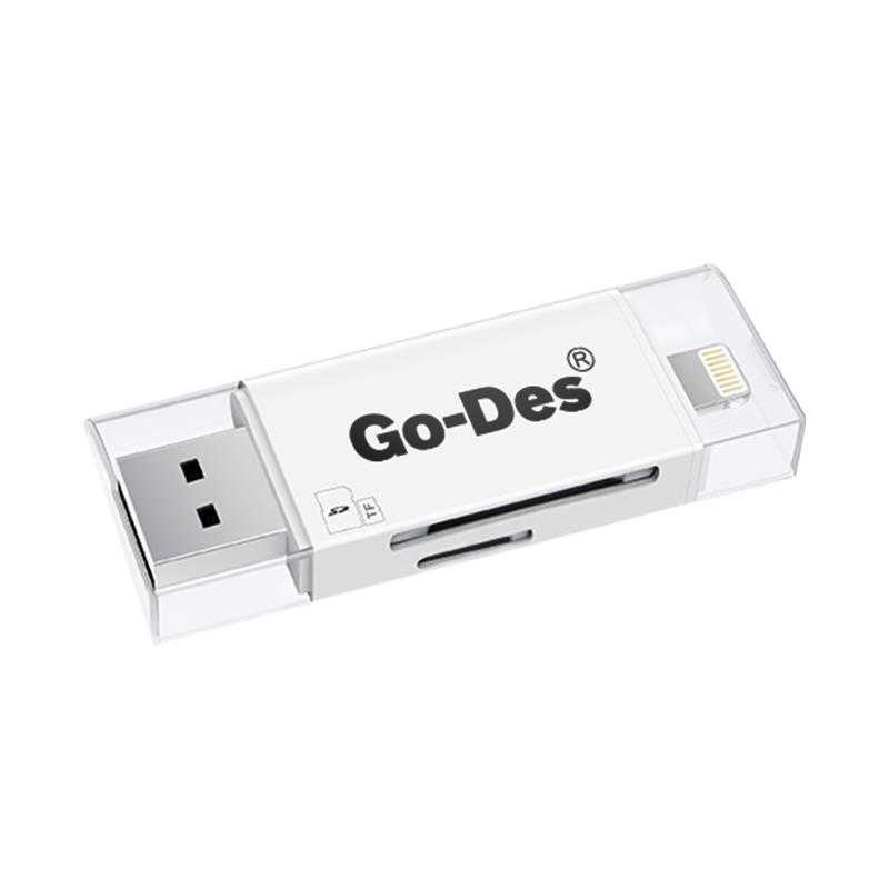 Go Des GD-DK102 Lightning Kart Okuyucu Beyaz
