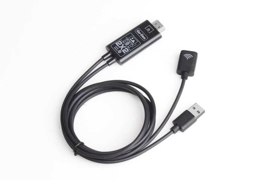 Go Des GD-8276 Wireless Display Dongle Phone Full HDTV Kablo Siyah