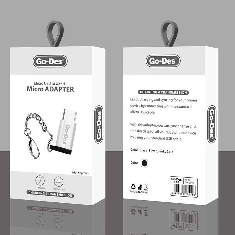Go Des GD-CT10 Type-C Çevirici Siyah