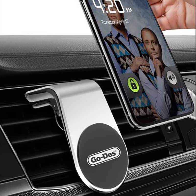Go Des GD-HD633 Magnetik Araç Telefon Tutucu Gümüş