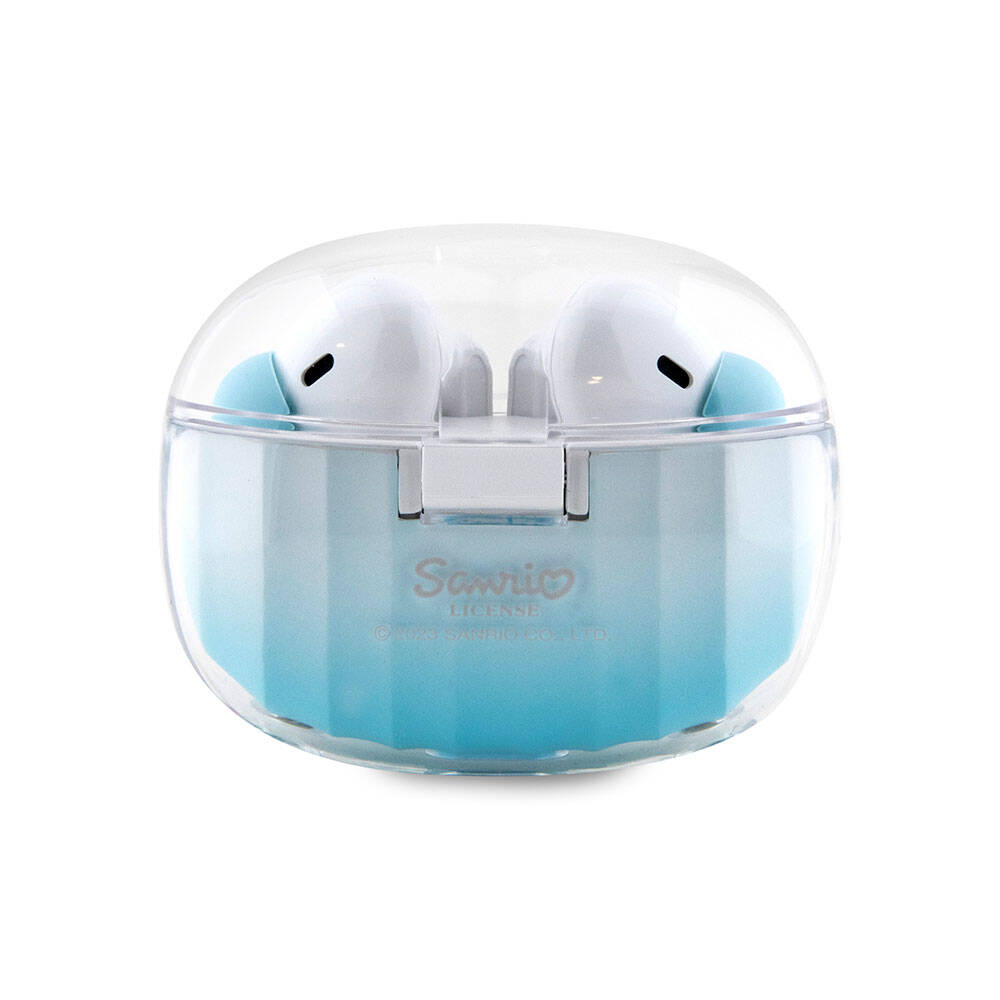 Hello Kitty Orjinal Lisanslı Renk Geçişli Tasarım Elektroplating Logolu TWS Bluetooth Kulaklık Mor