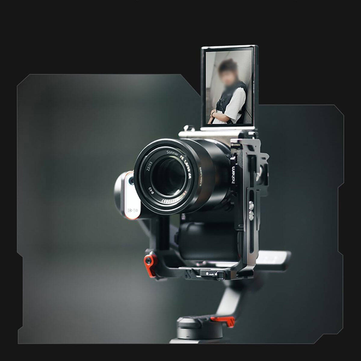 Hohem iSteady MT2 3 Eksenli El Tipi AI Yapay Zeka Görüş Sensörlü Kamera Gimbal Stabilizatör Siyah