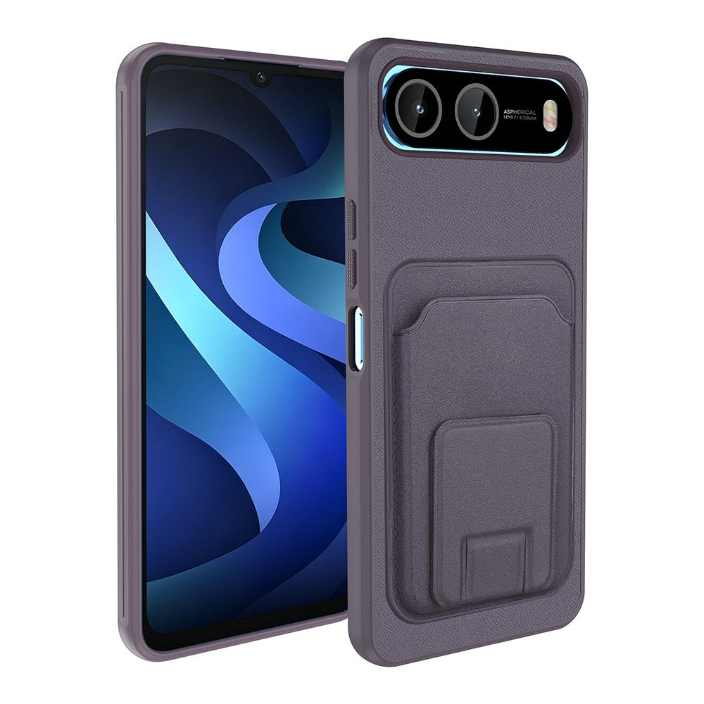 İnfinix Hot 60i 5G Kılıf Kartlıklı TPU Zore Bikart Kapak
