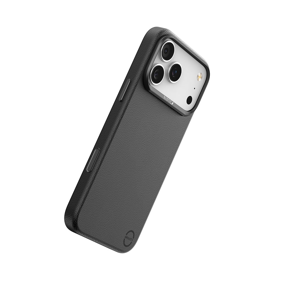 iPhone 17 Pro Kılıf M-Safe Şarj Özellikli Polimerik Deri Raptic Urban Nano Kapak Beyaz