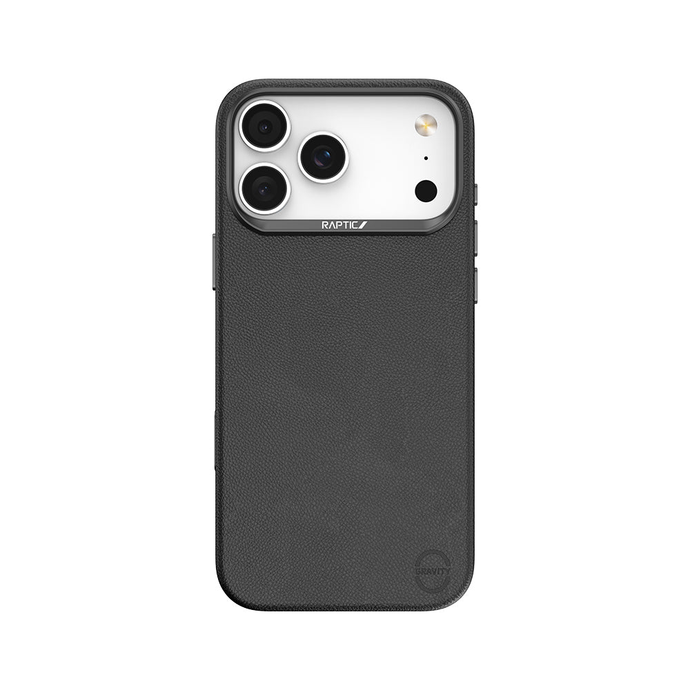 iPhone 17 Pro Kılıf M-Safe Şarj Özellikli Polimerik Deri Raptic Urban Nano Kapak Beyaz