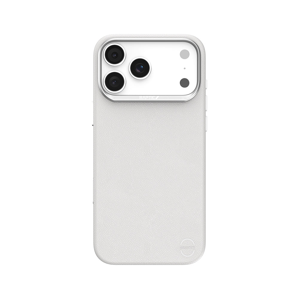 iPhone 17 Pro Kılıf M-Safe Şarj Özellikli Polimerik Deri Raptic Urban Nano Kapak Siyah