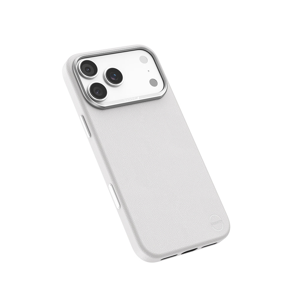 iPhone 17 Pro Kılıf M-Safe Şarj Özellikli Polimerik Deri Raptic Urban Nano Kapak Siyah